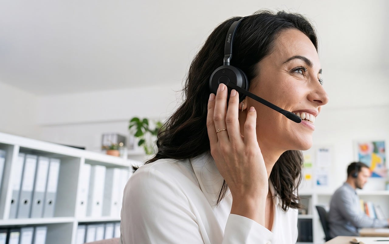 Frontline employee sharing process knowledge in an interview